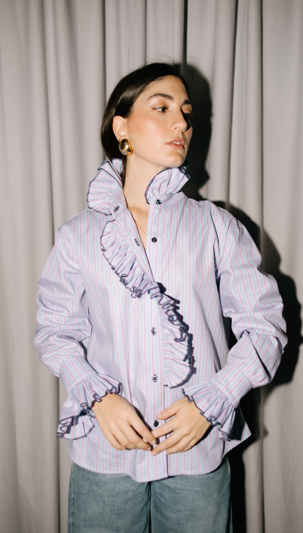 CAMISA HORTENSIA AZUL