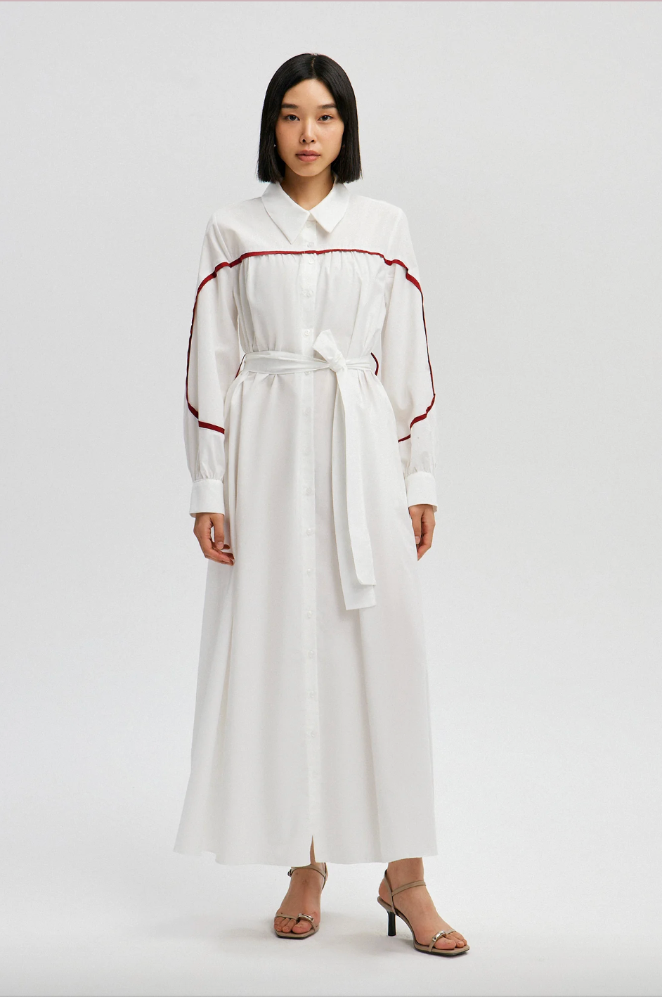 VESTIDO CAMISA DETALLE VIVOS