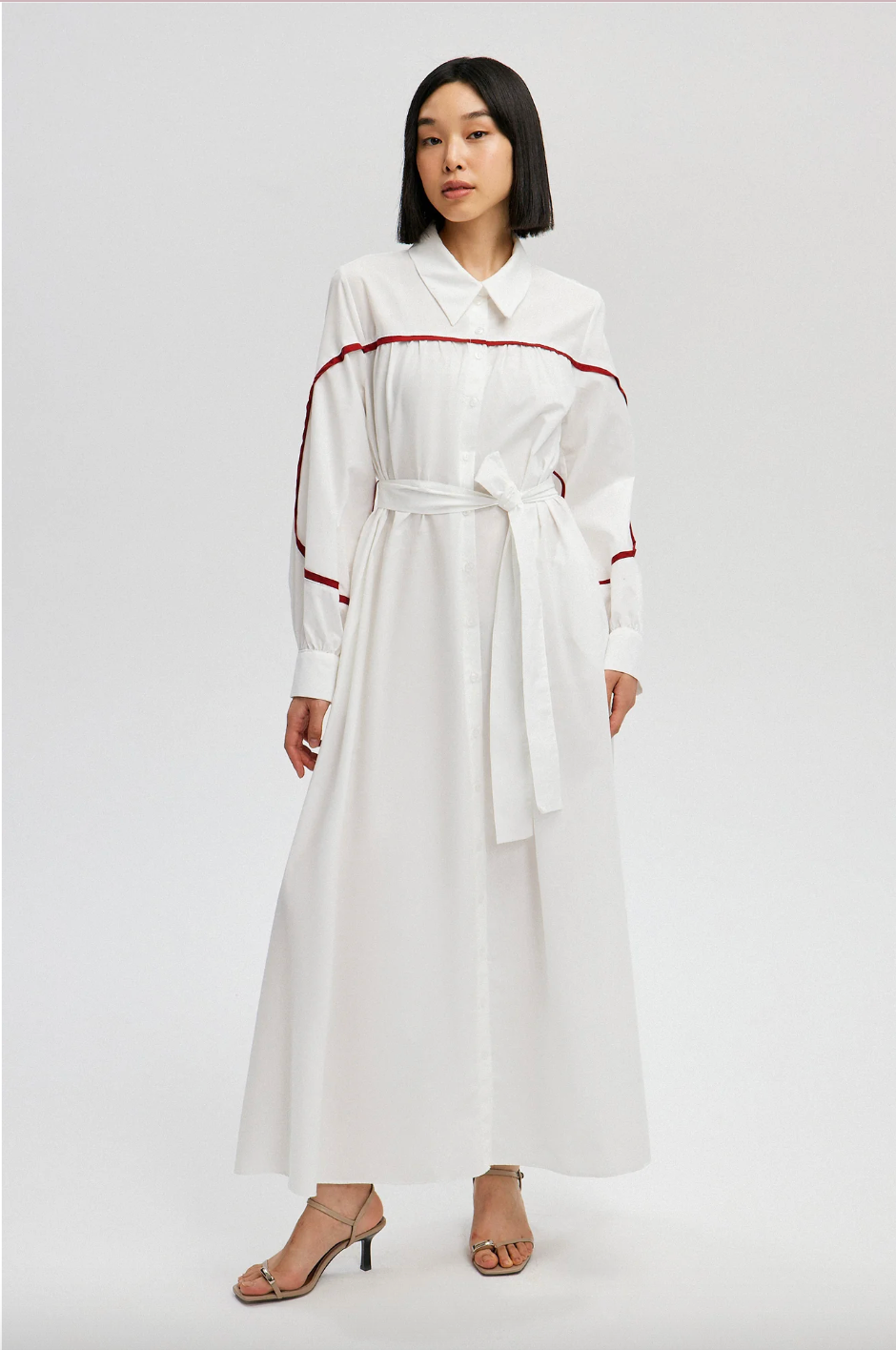 VESTIDO CAMISA DETALLE VIVOS