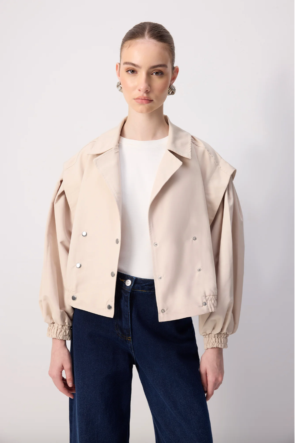CHAQUETA CORTA CRUZADA