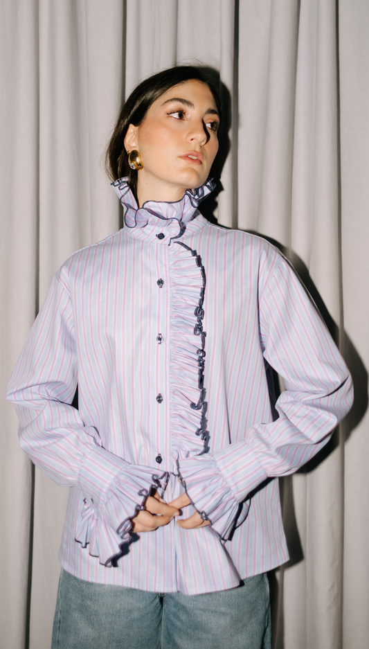 CAMISA HORTENSIA AZUL