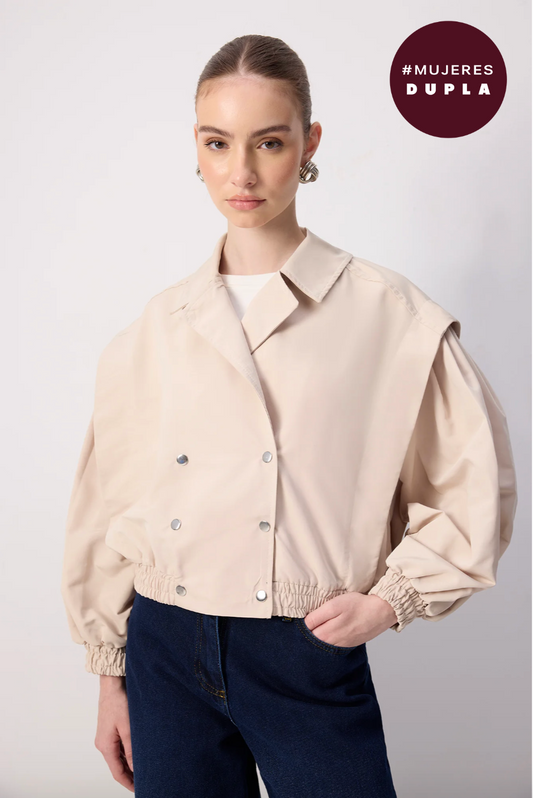 CHAQUETA CORTA CRUZADA