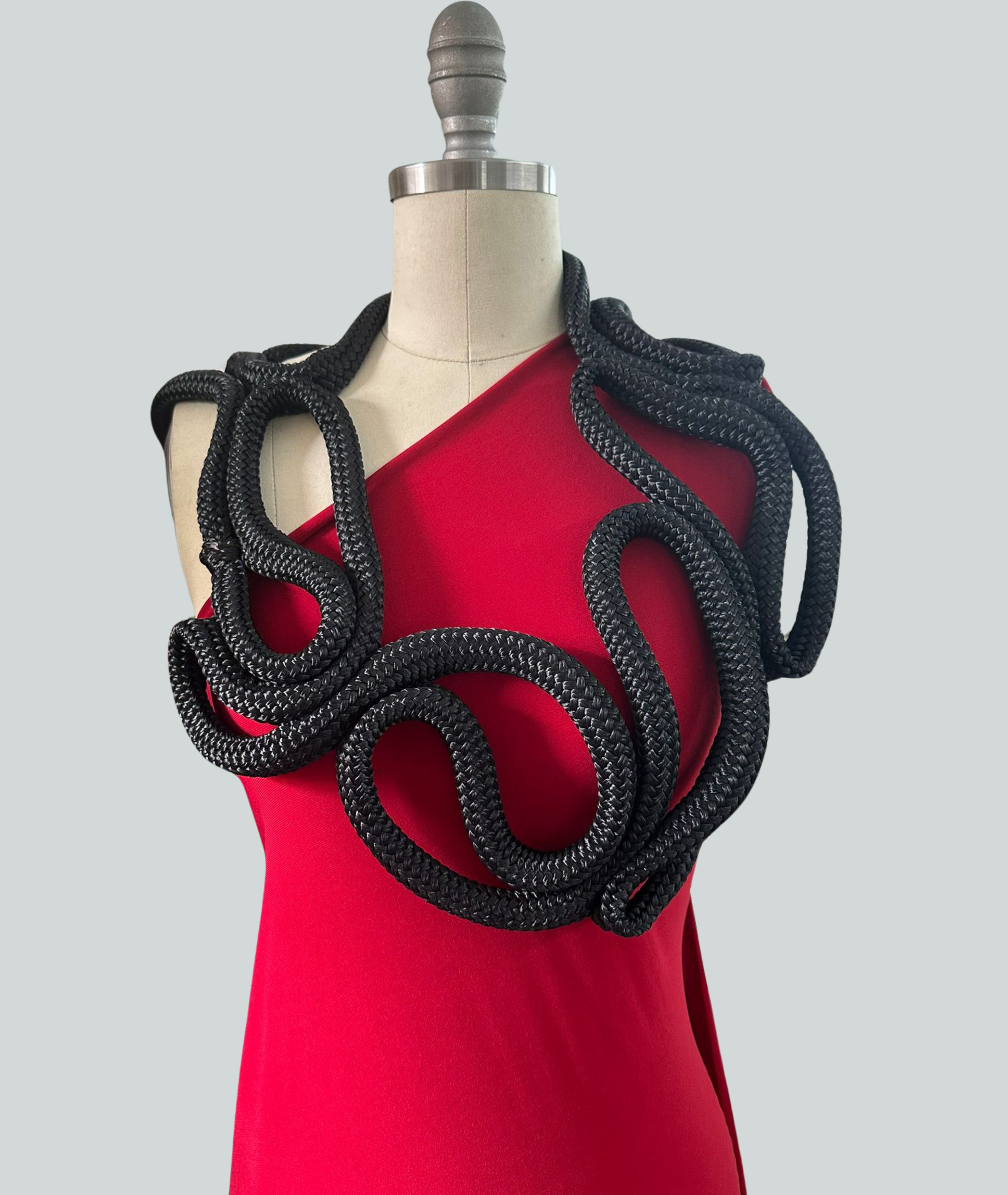ROPE PROJECT COLLAR MAXI NEGRO
