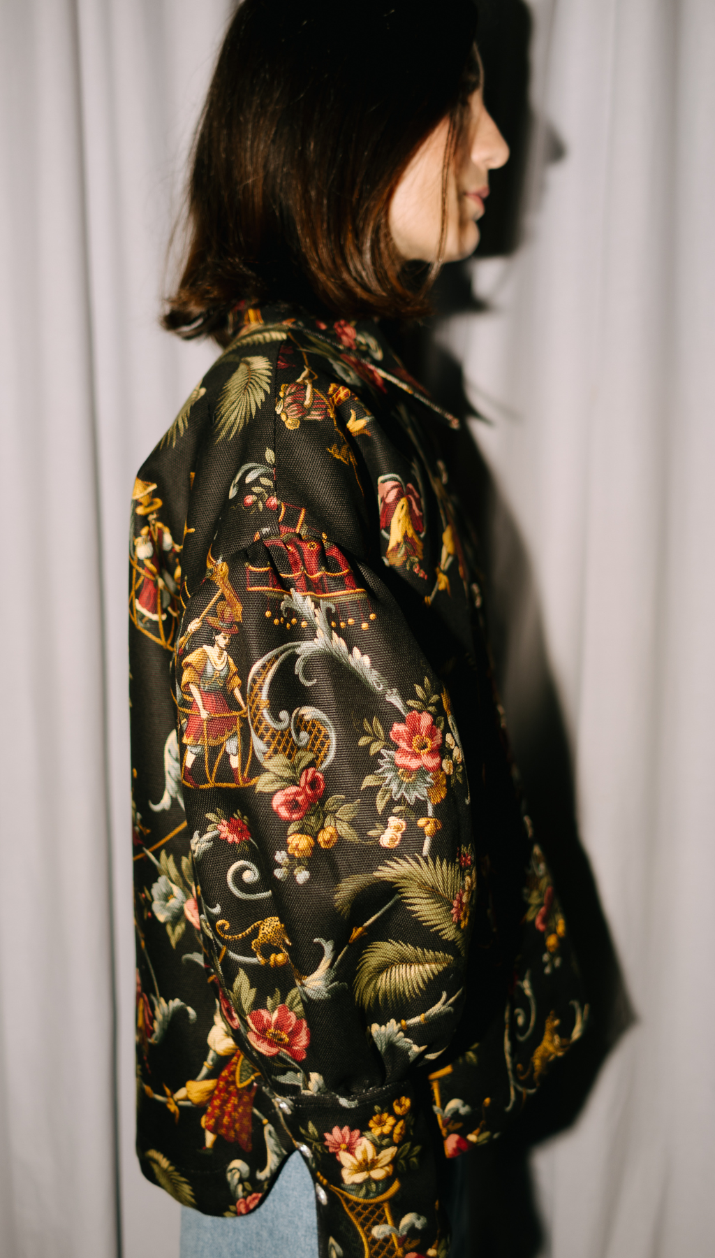 SOBRECAMISA GARDENIA NEGRA