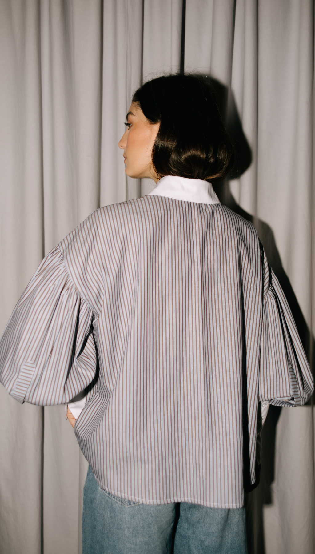 CAMISA AZUCENA GRIS