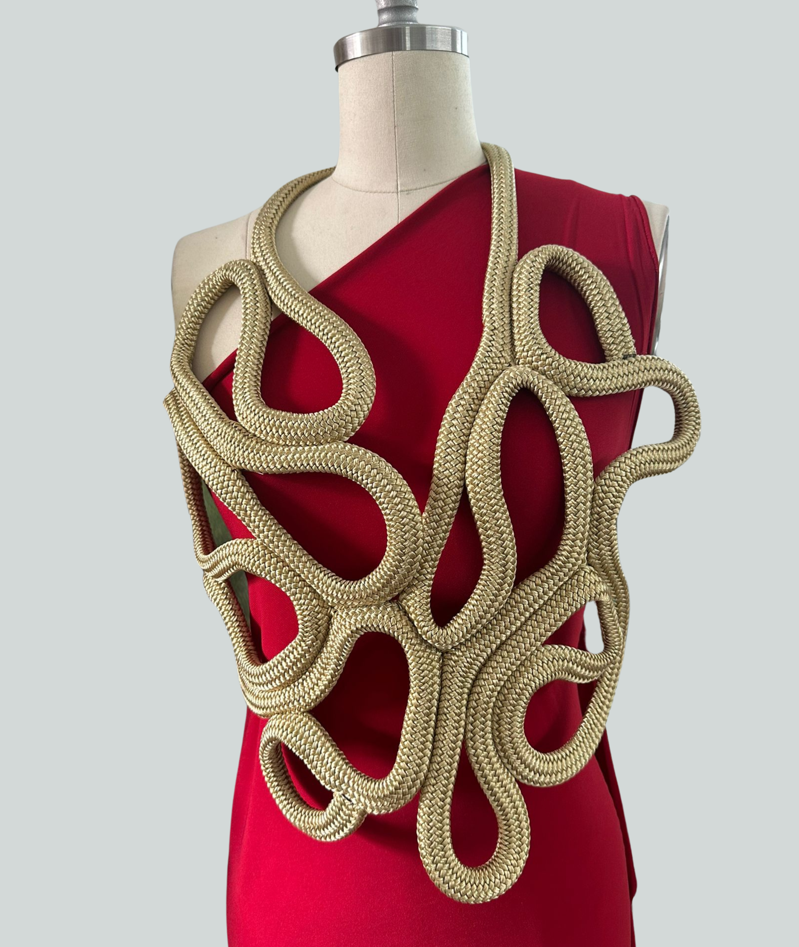 ROPE PROJECT COLLAR MAXI DORADO
