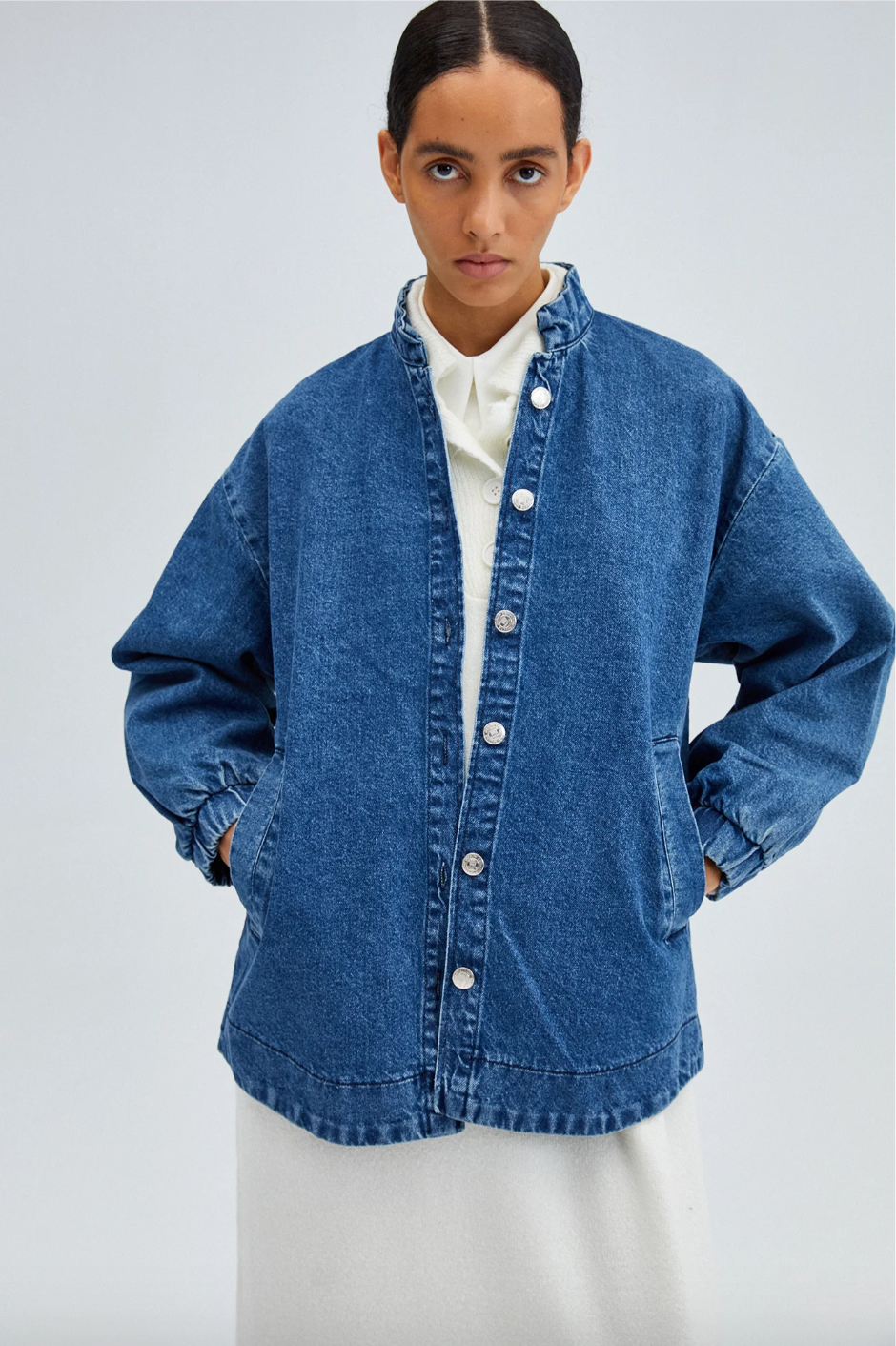 CHAQUETA BOMBER VAQUERA OVERSIZE