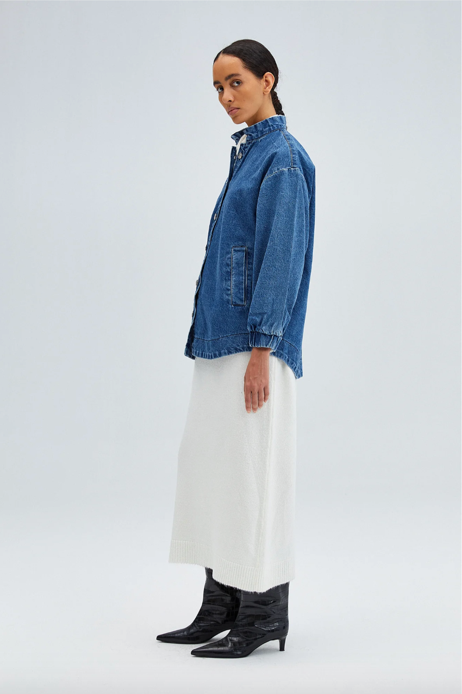 CHAQUETA BOMBER VAQUERA OVERSIZE