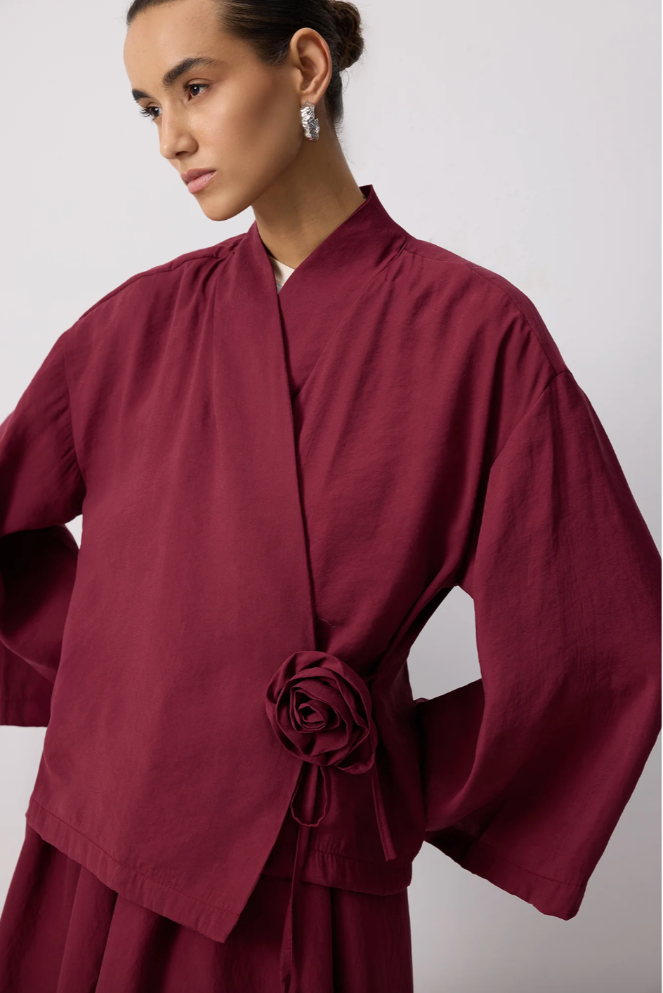 SET KIMONO FALDA
