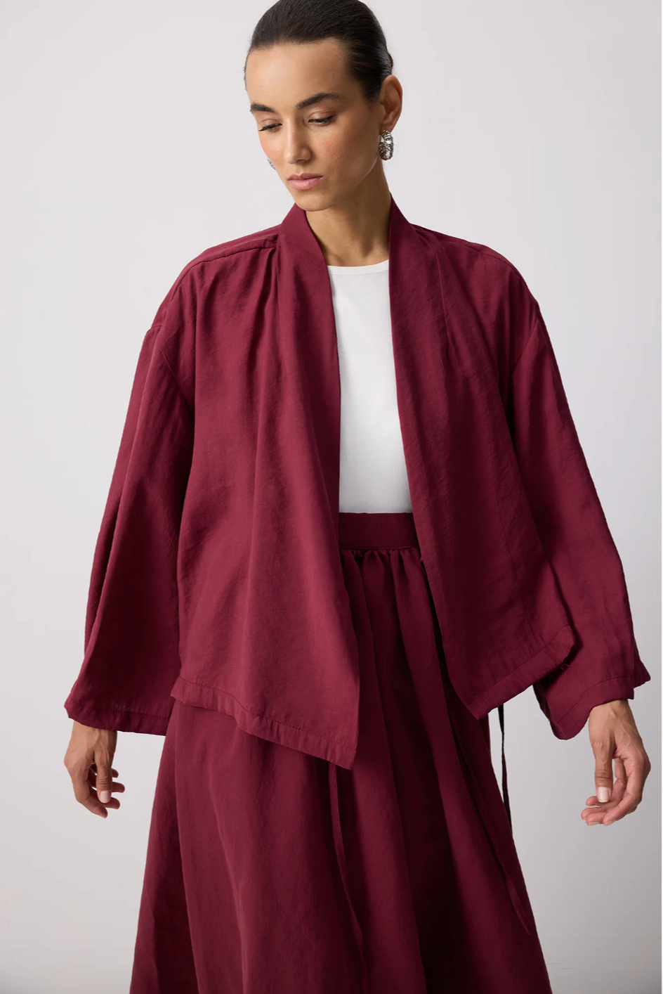 SET KIMONO FALDA