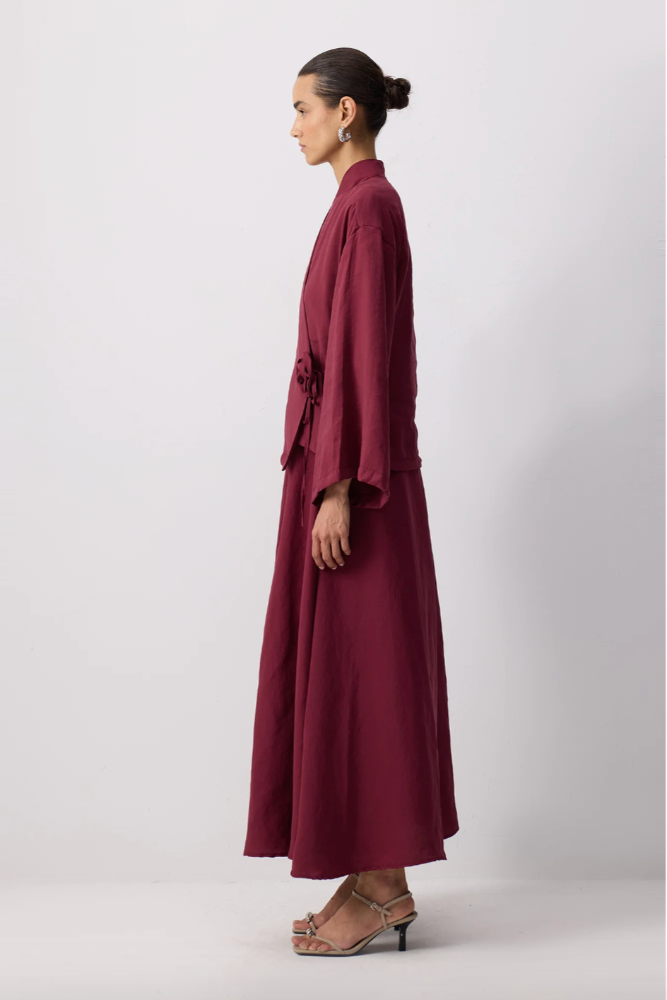 SET KIMONO FALDA