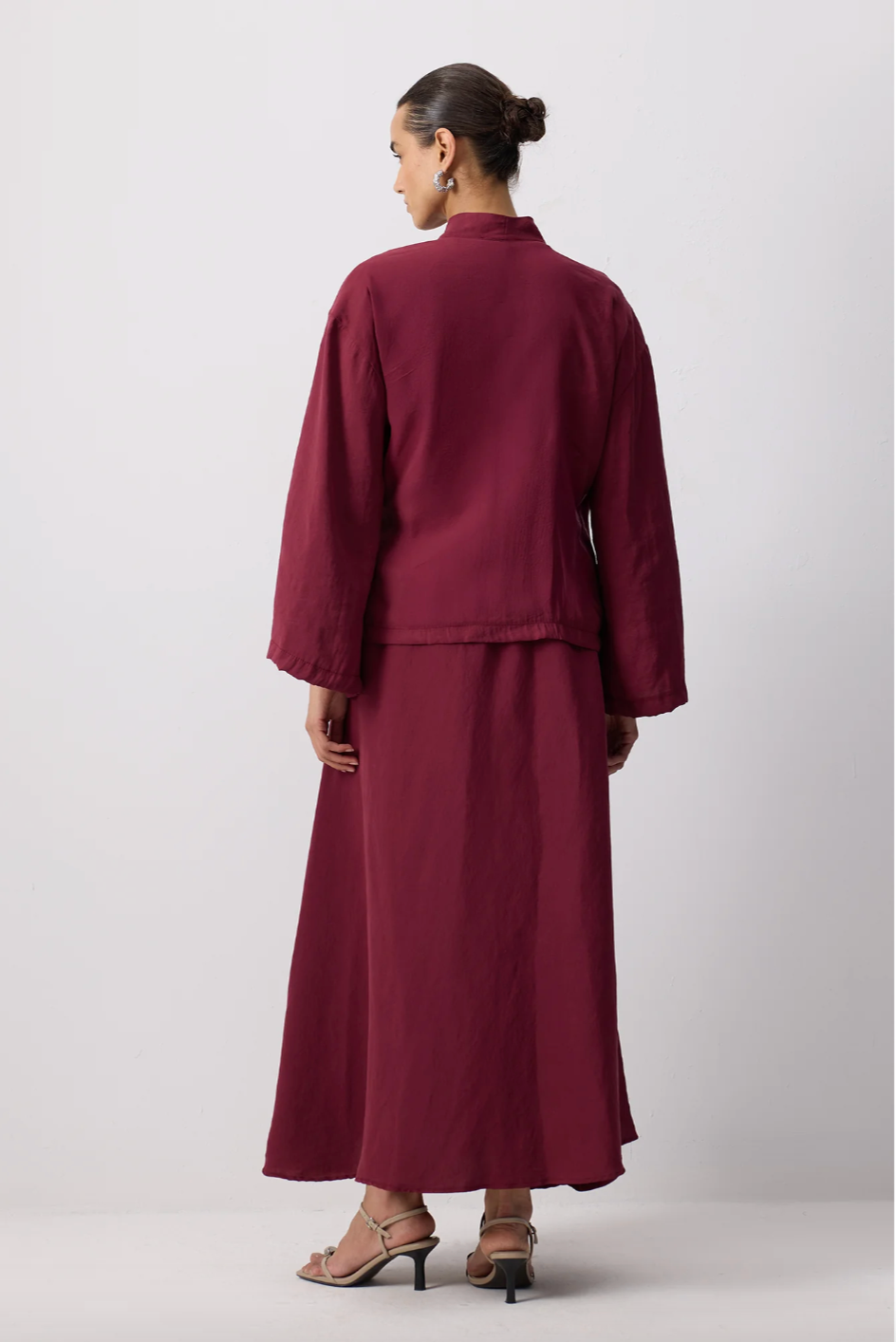 SET KIMONO FALDA