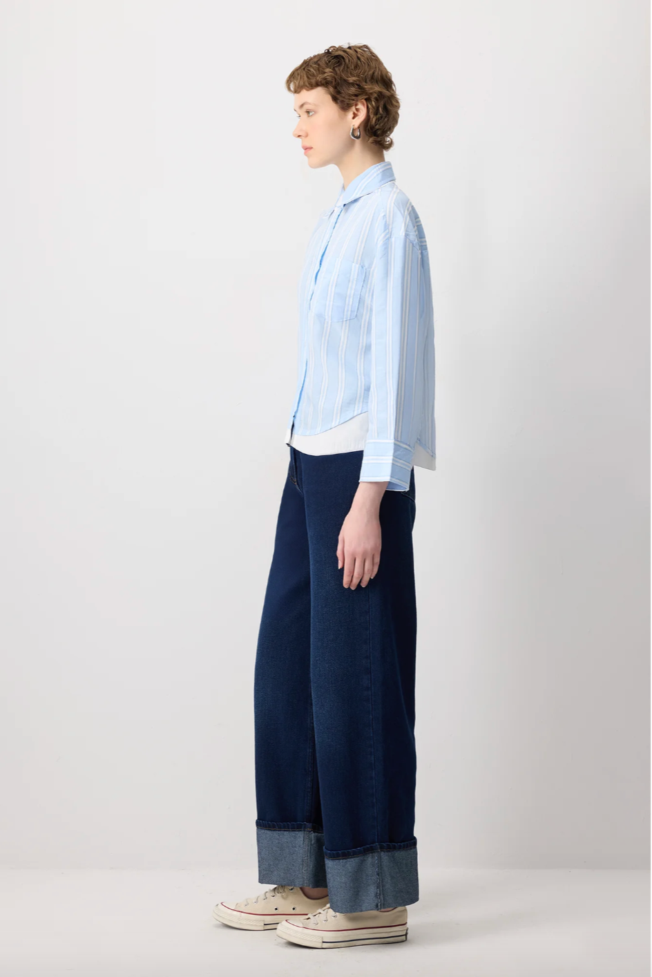 CAMISA AZUL RAYAS