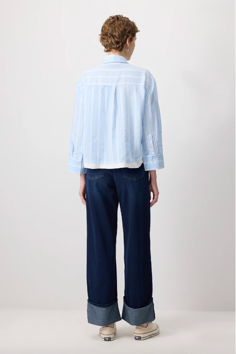 CAMISA AZUL RAYAS