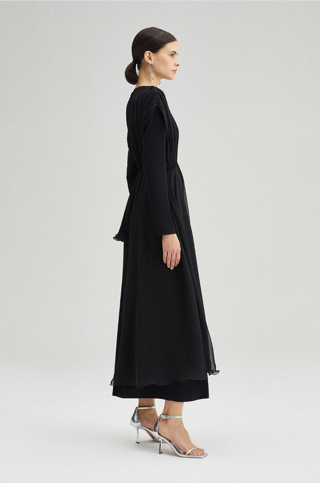 TOP ASIMETRICO NEGRO