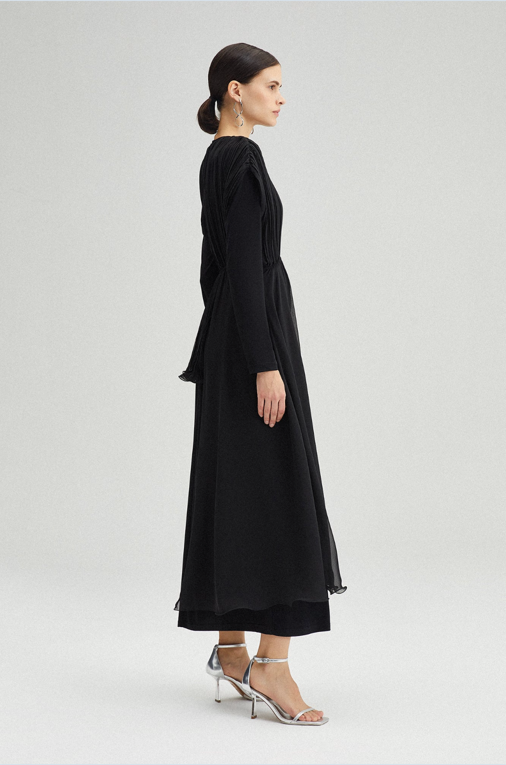 TOP ASIMETRICO NEGRO