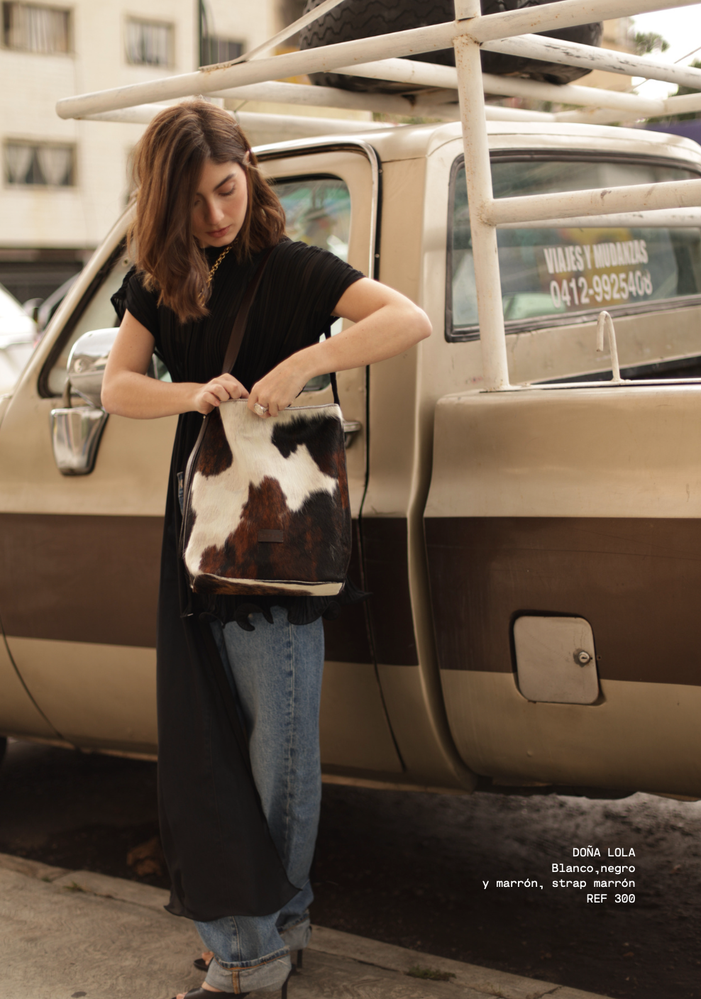 BOLSO DOÑA LOLA STRAP MARRÓN