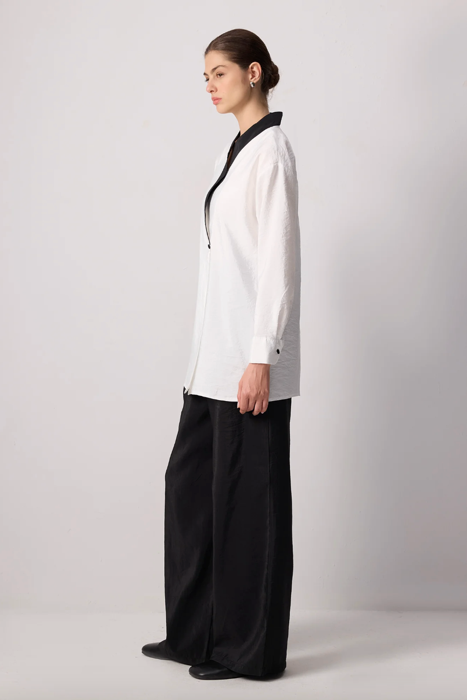 KIMONO BLANCO Y NEGRO