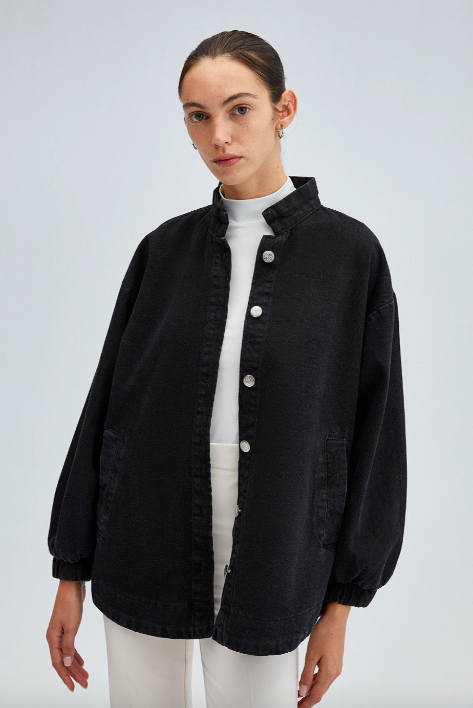 CHAQUETA JEAN OSCURO