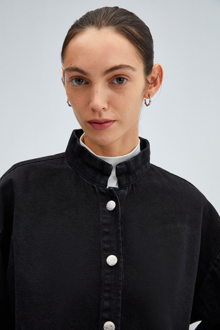 CHAQUETA JEAN OSCURO