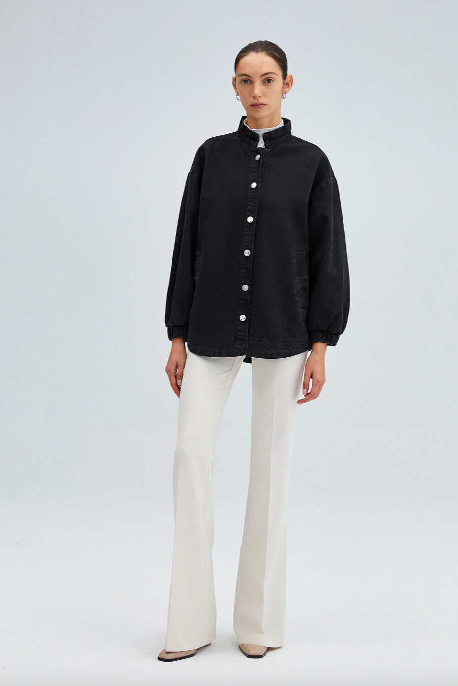 CHAQUETA JEAN OSCURO