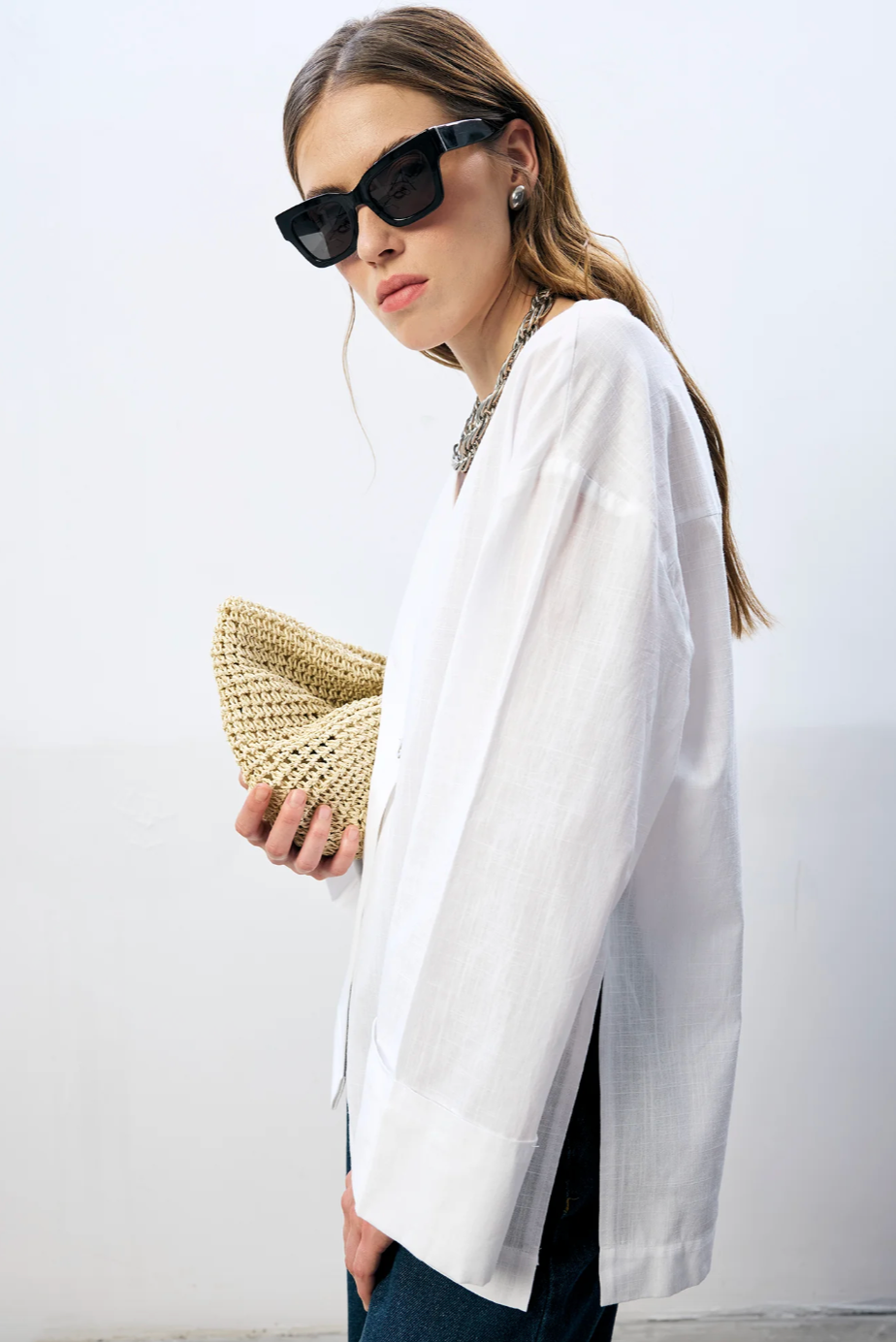 TÚNICA LINO BLANCO