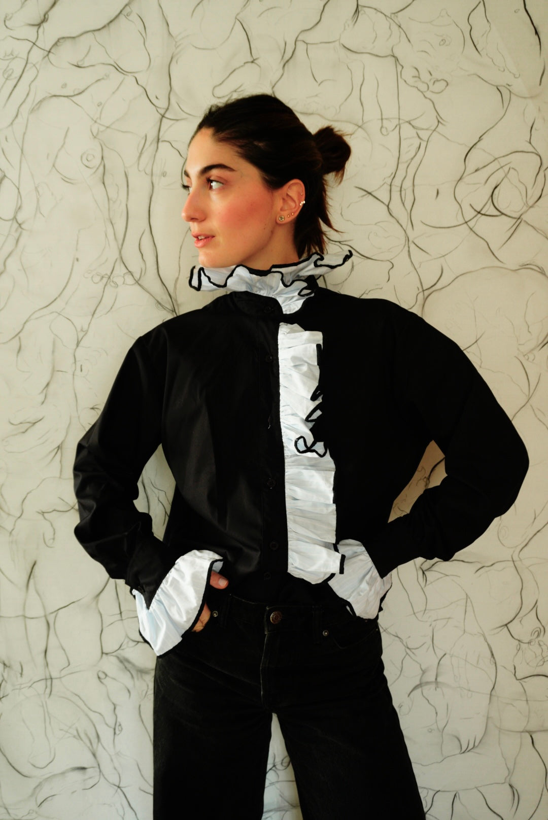 HORTENSIA NEGRO AZUL