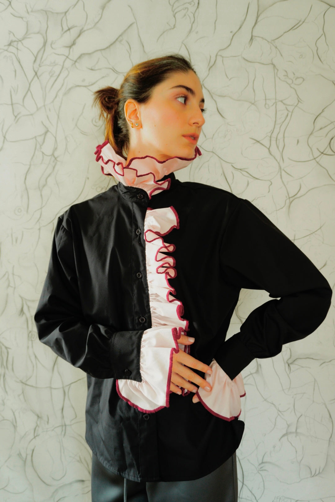 HORTENSIA NEGRA ROSA