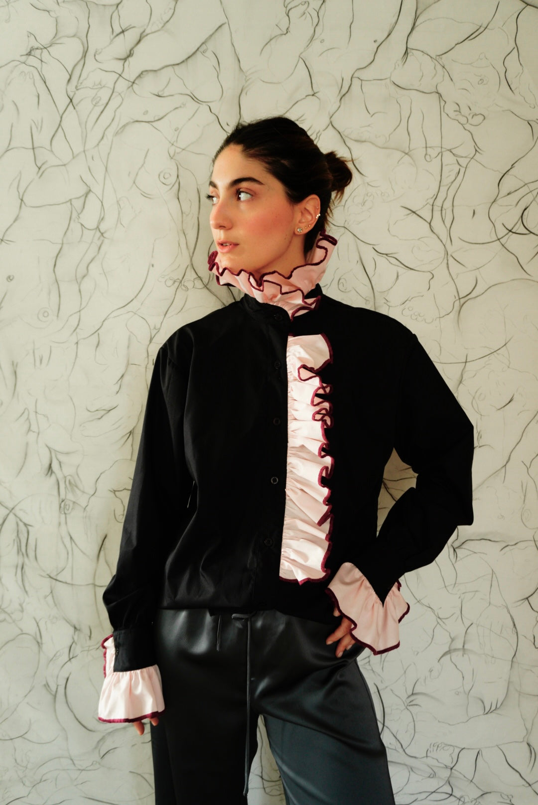 HORTENSIA NEGRA ROSA