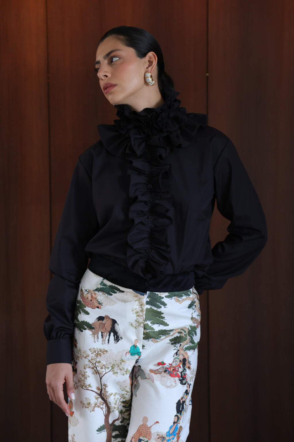 CAMISA EVA NEGRA