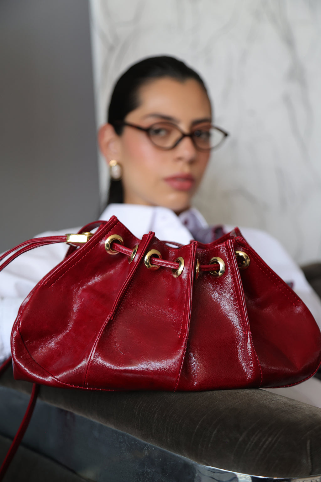 BOLSO MINI PÍA ROJA