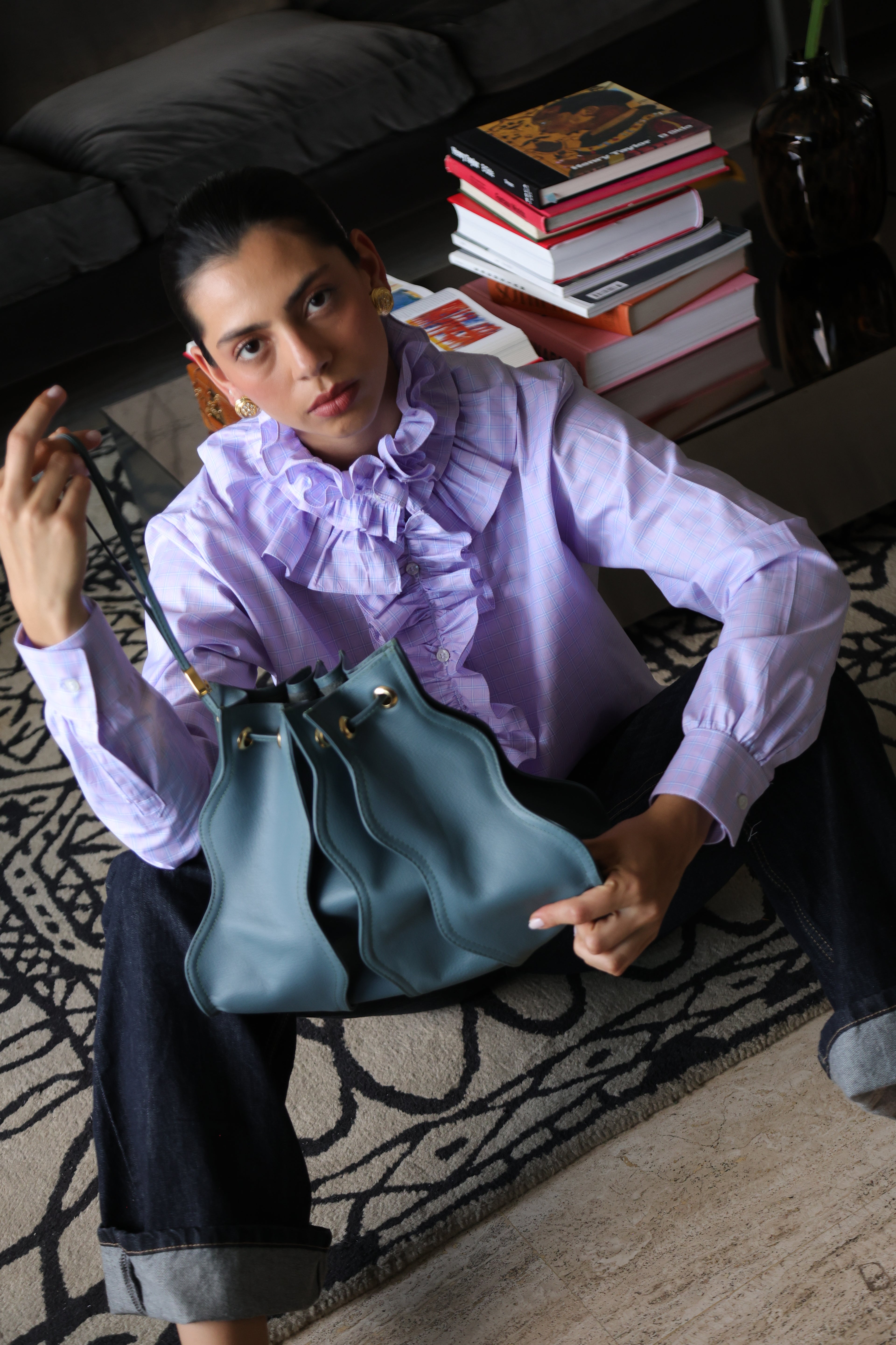BOLSO PÍA AZUL