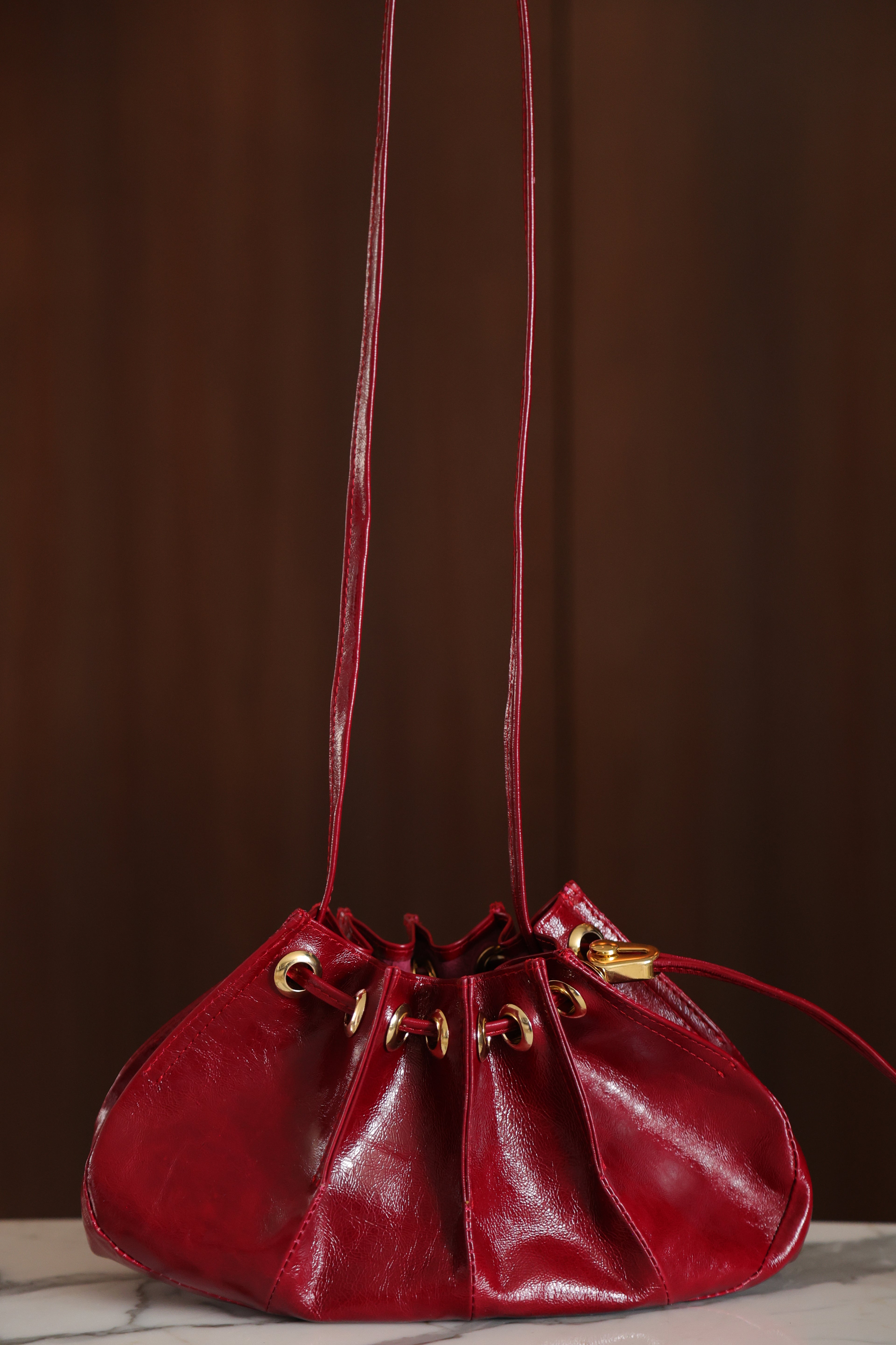 BOLSO MINI PÍA ROJA