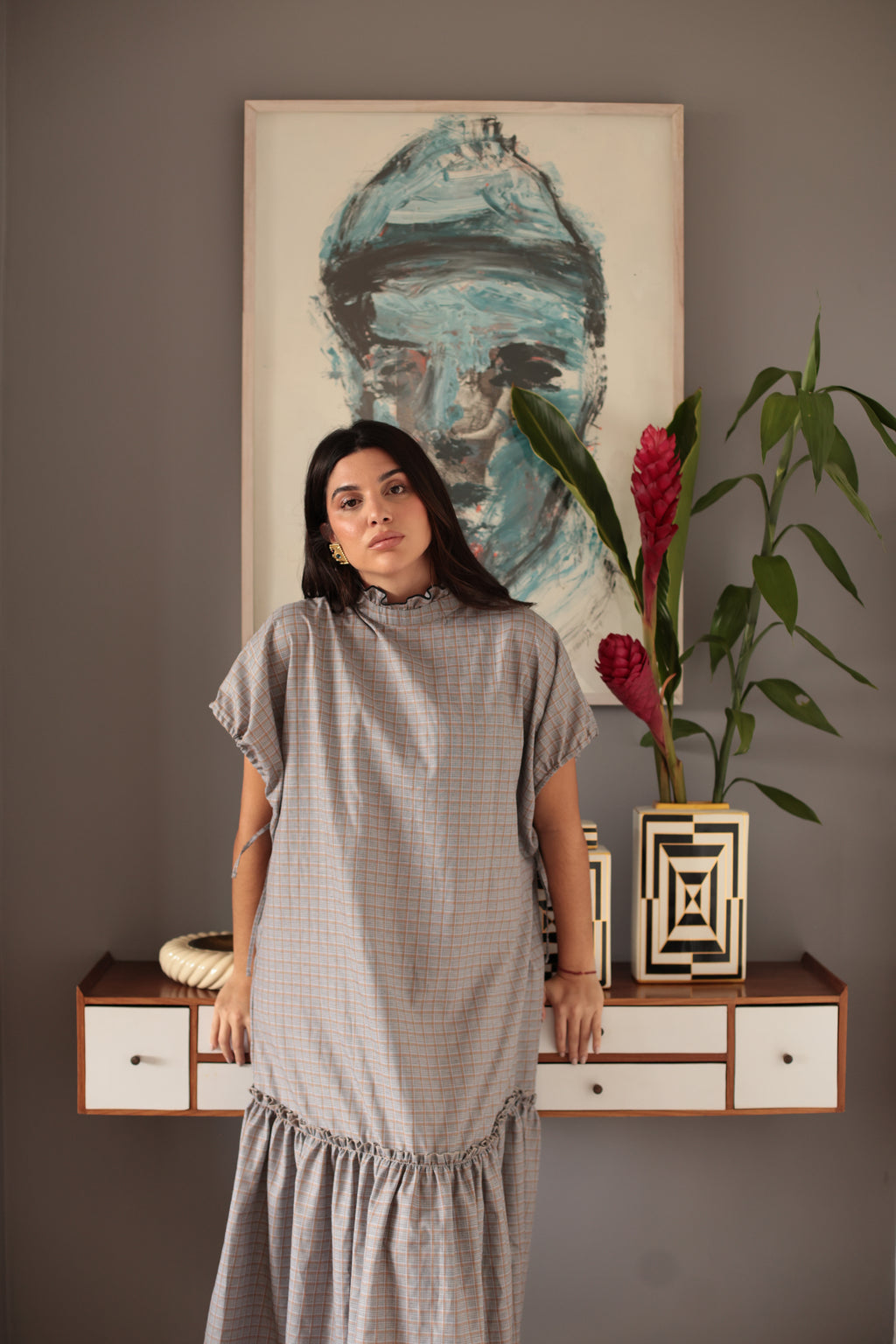 NINA VESTIDO RIB NEGRO