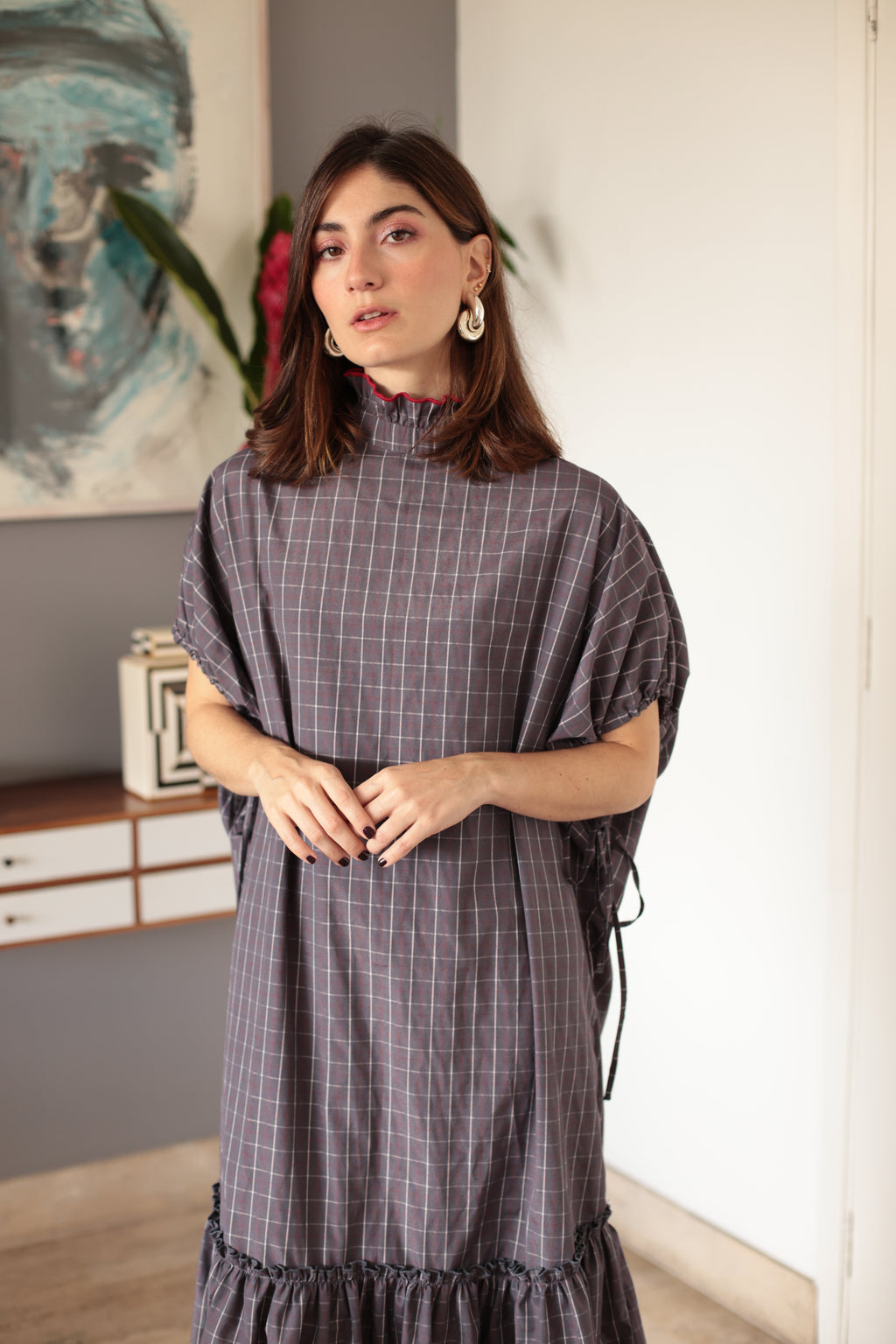 NINA VESTIDO RIB ROJO