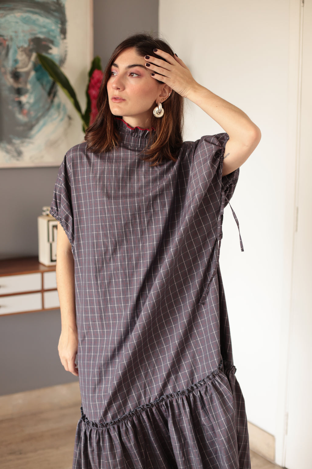 NINA VESTIDO RIB ROJO