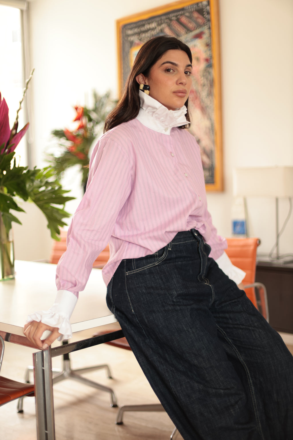 LINA CUELLO BLANCO ROSA