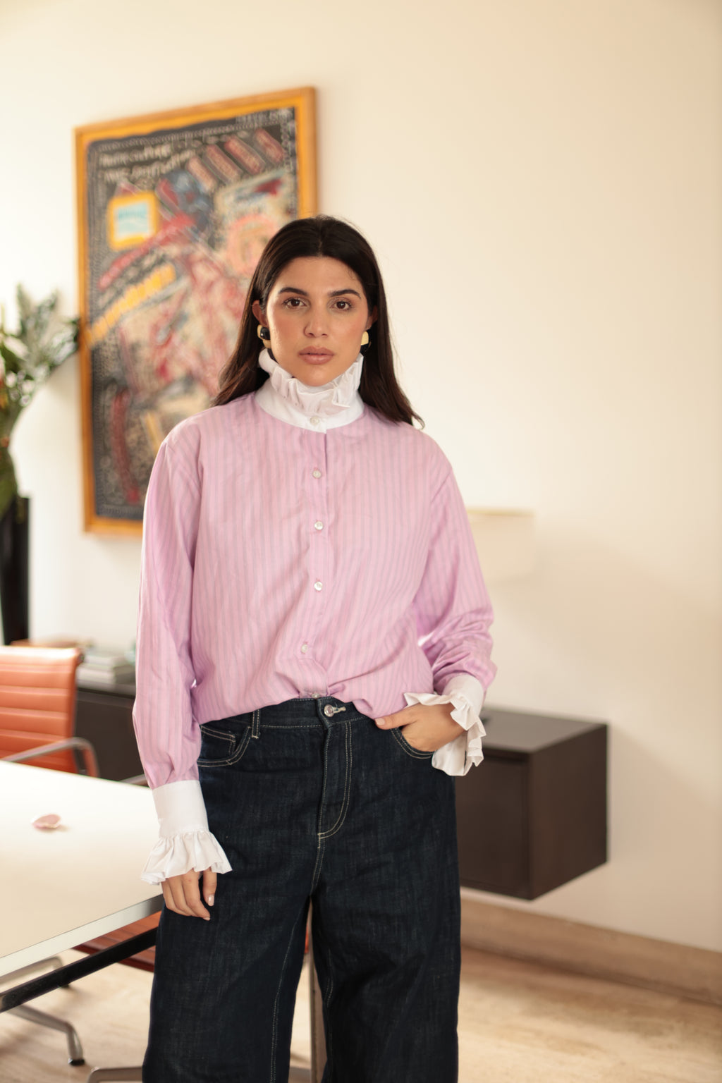 LINA CUELLO BLANCO ROSA