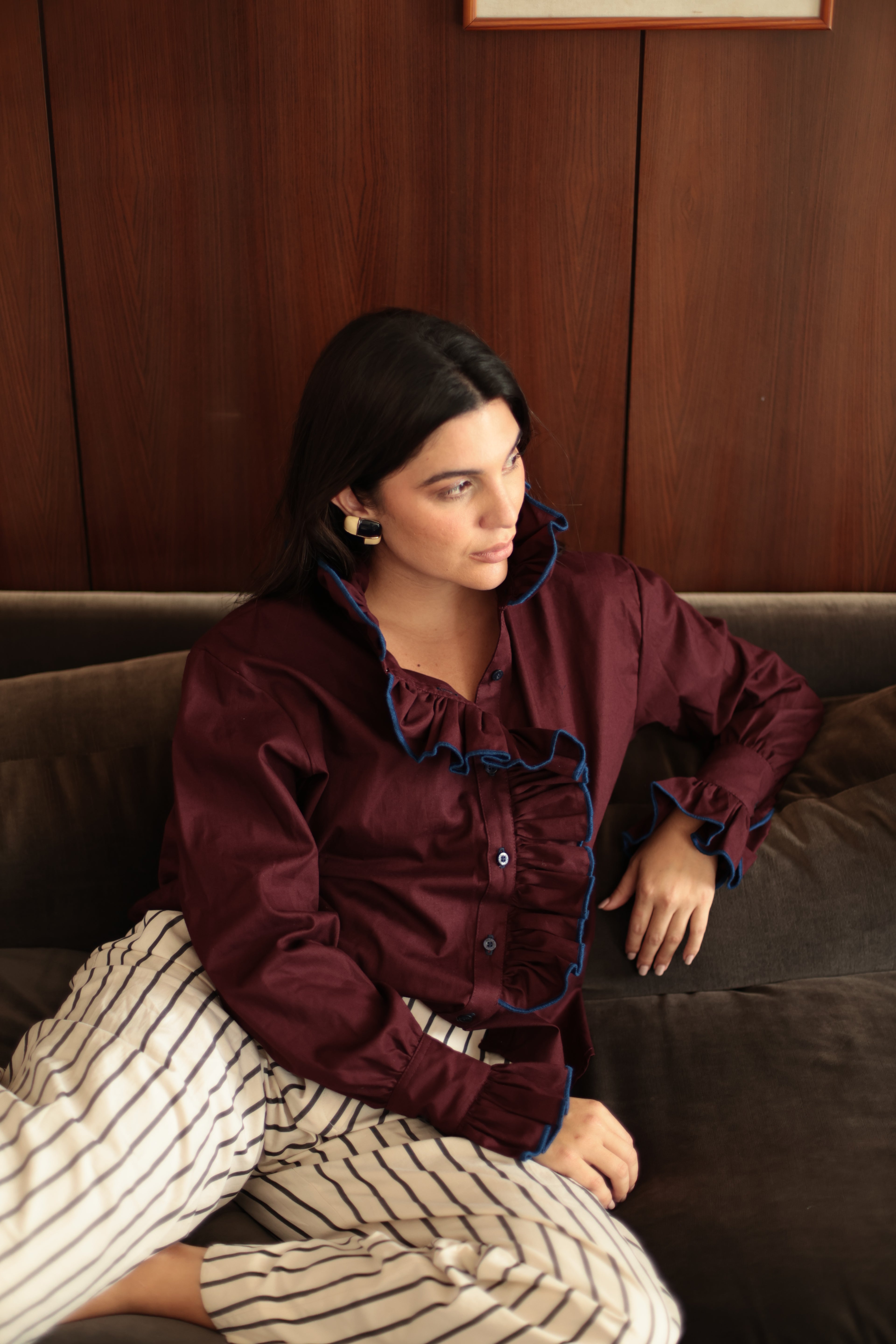 HORTENSIA CLÁSICA VINOTINTO Y AZUL