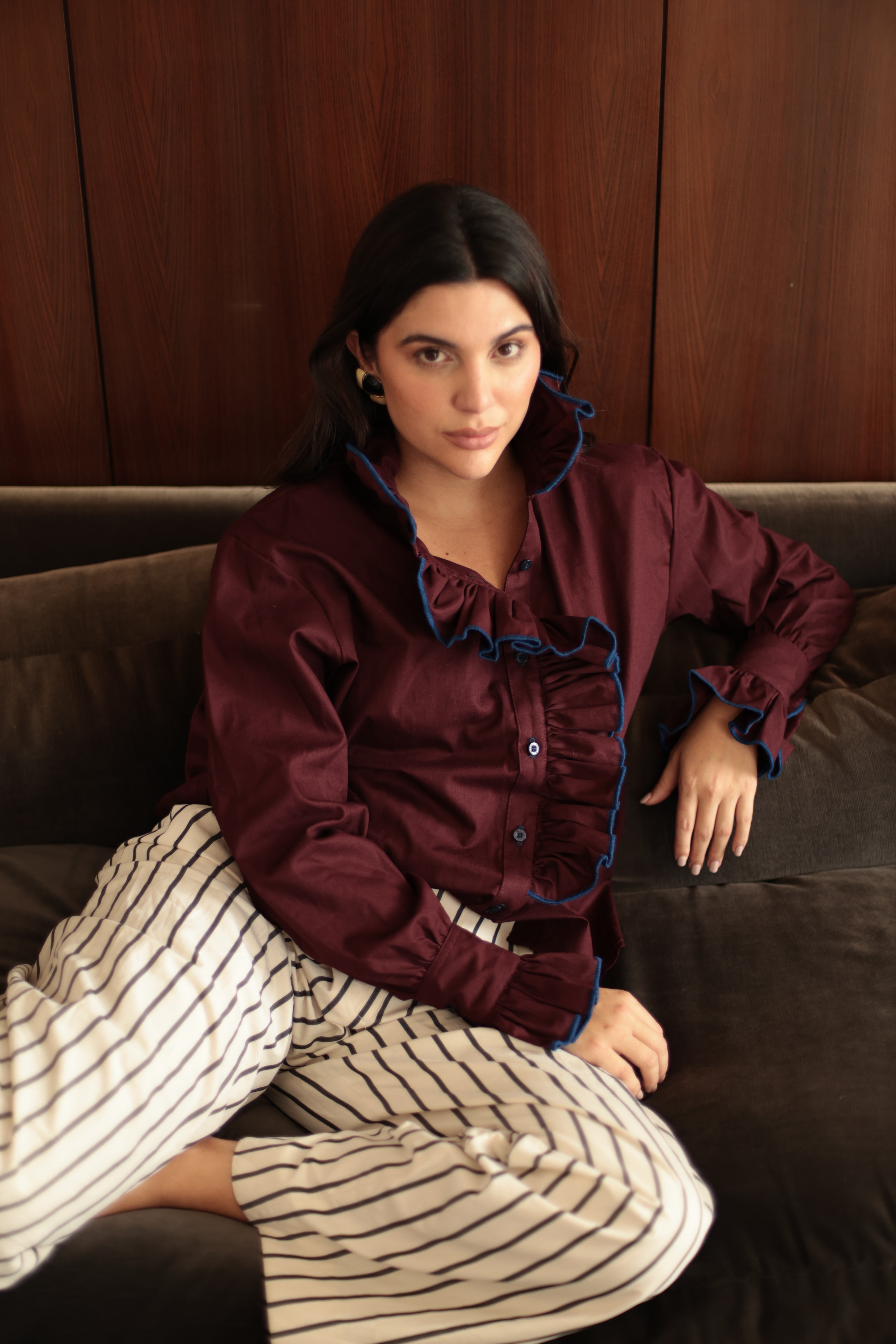 HORTENSIA CLÁSICA VINOTINTO Y AZUL