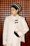 PILLBOX SEPIA RAYAS NEGRO