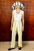 PANTALÓN ALICIA RAYAS PISTACHO