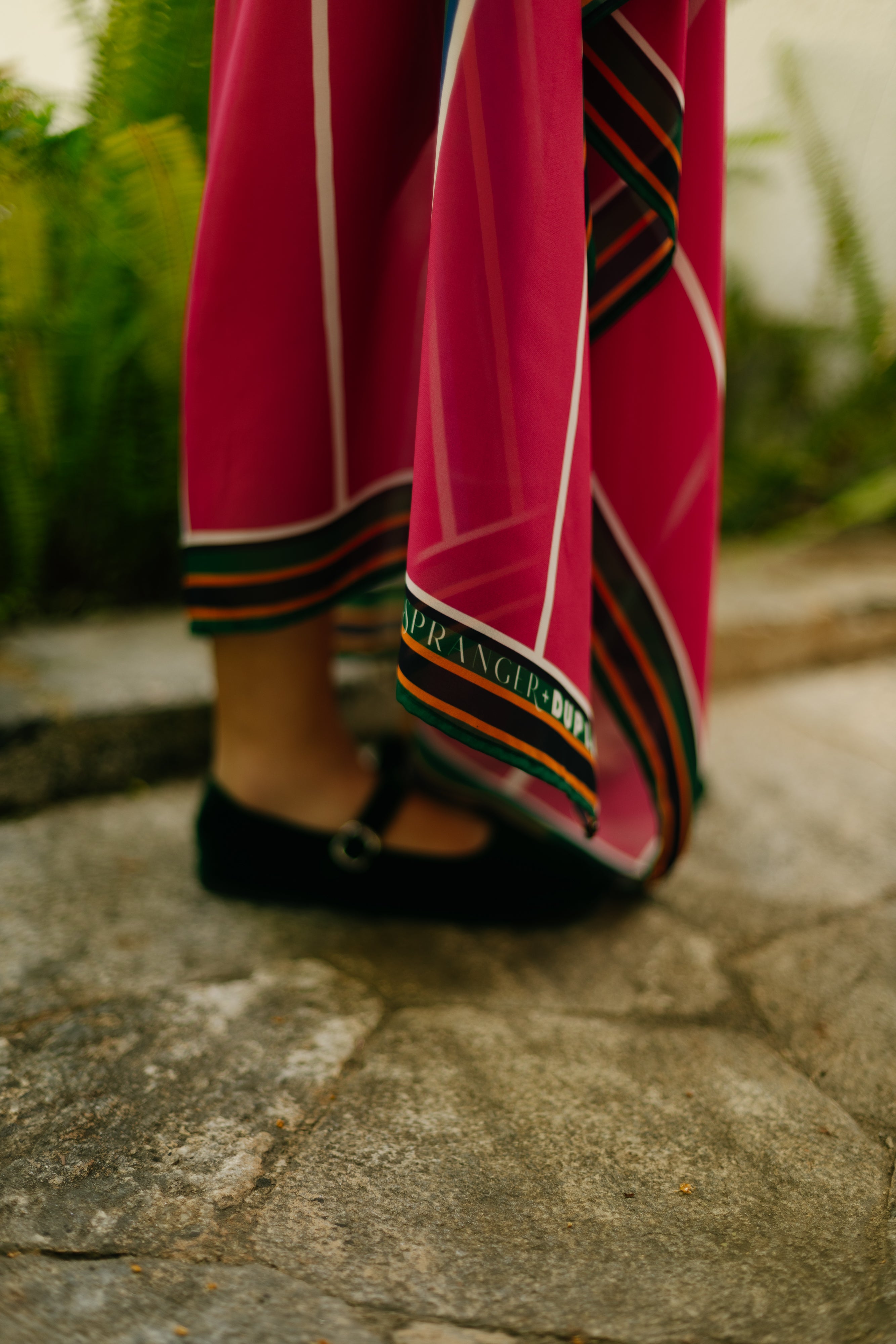 PAREO LIENZO FUCSIA
