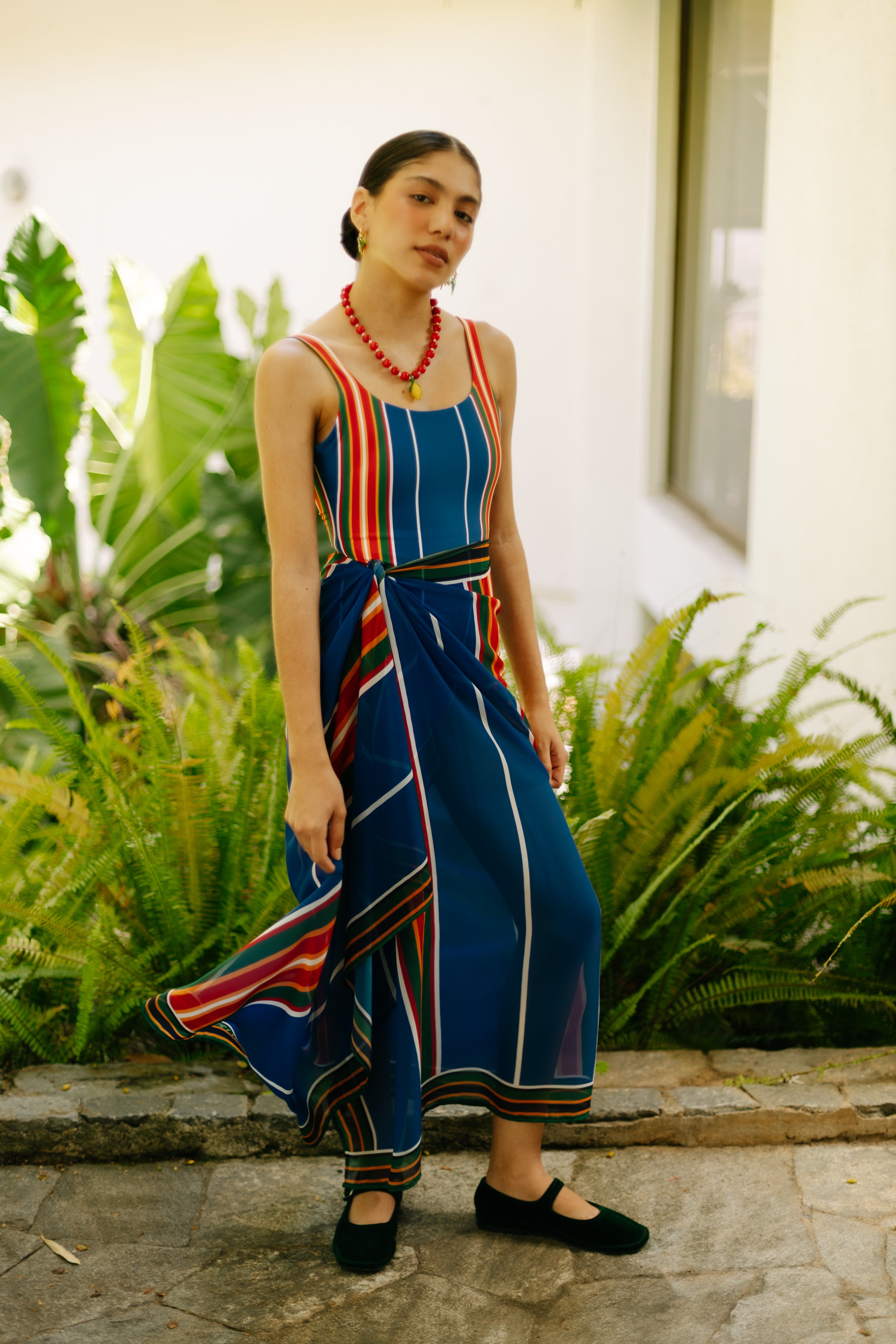 PAREO LIENZO AZUL