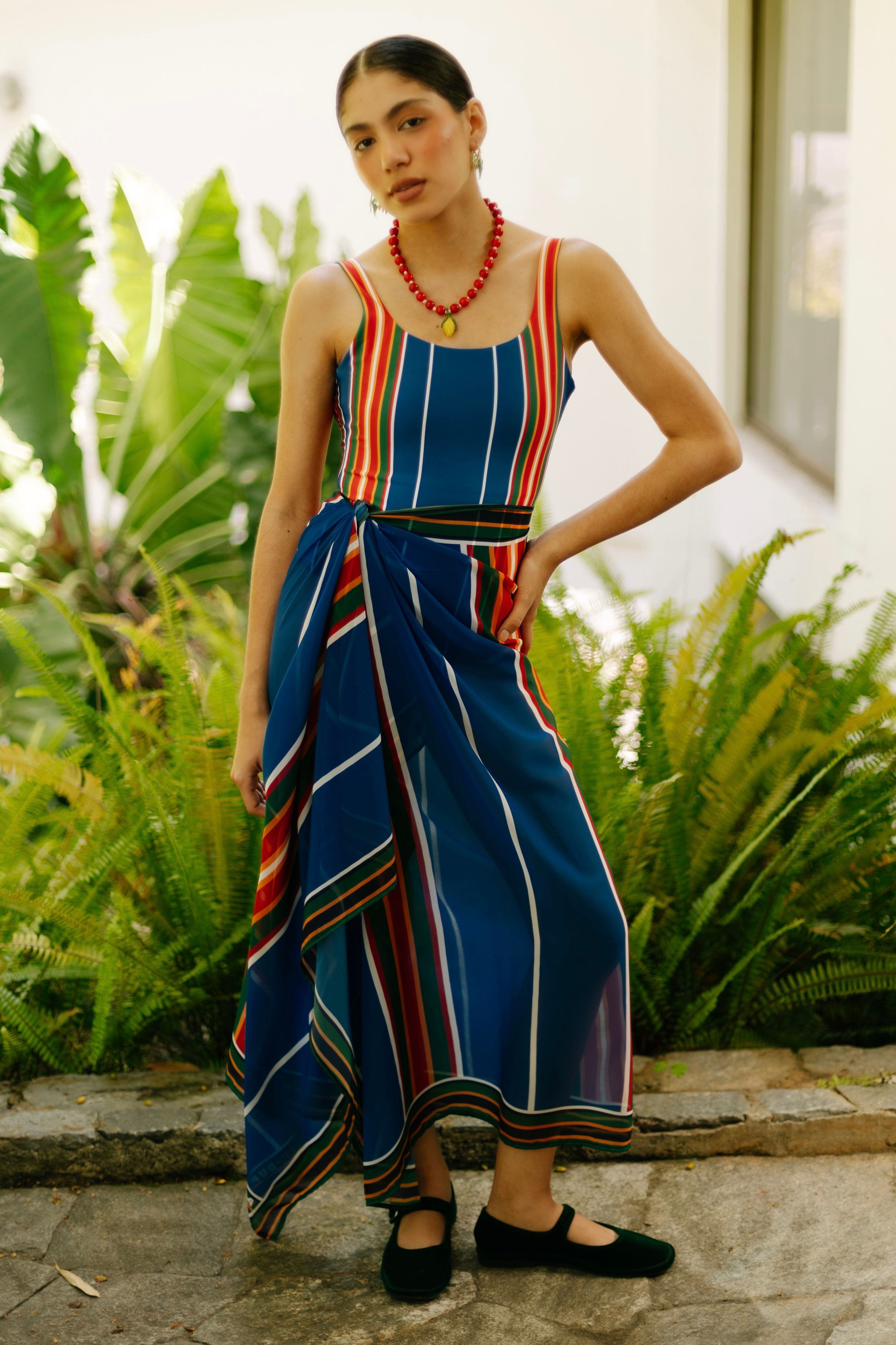 PAREO LIENZO AZUL