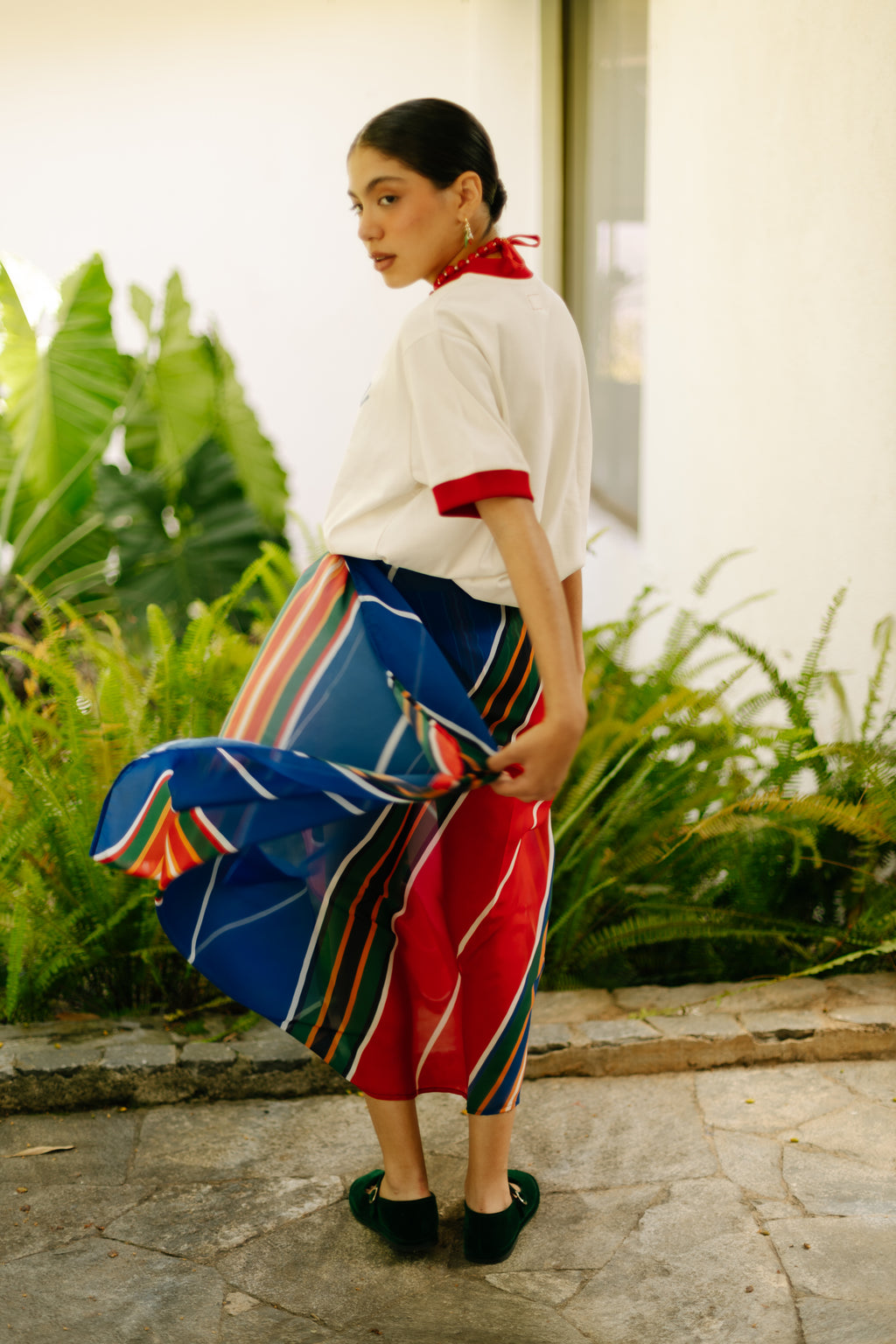 PAREO LIENZO MULTICOLOR