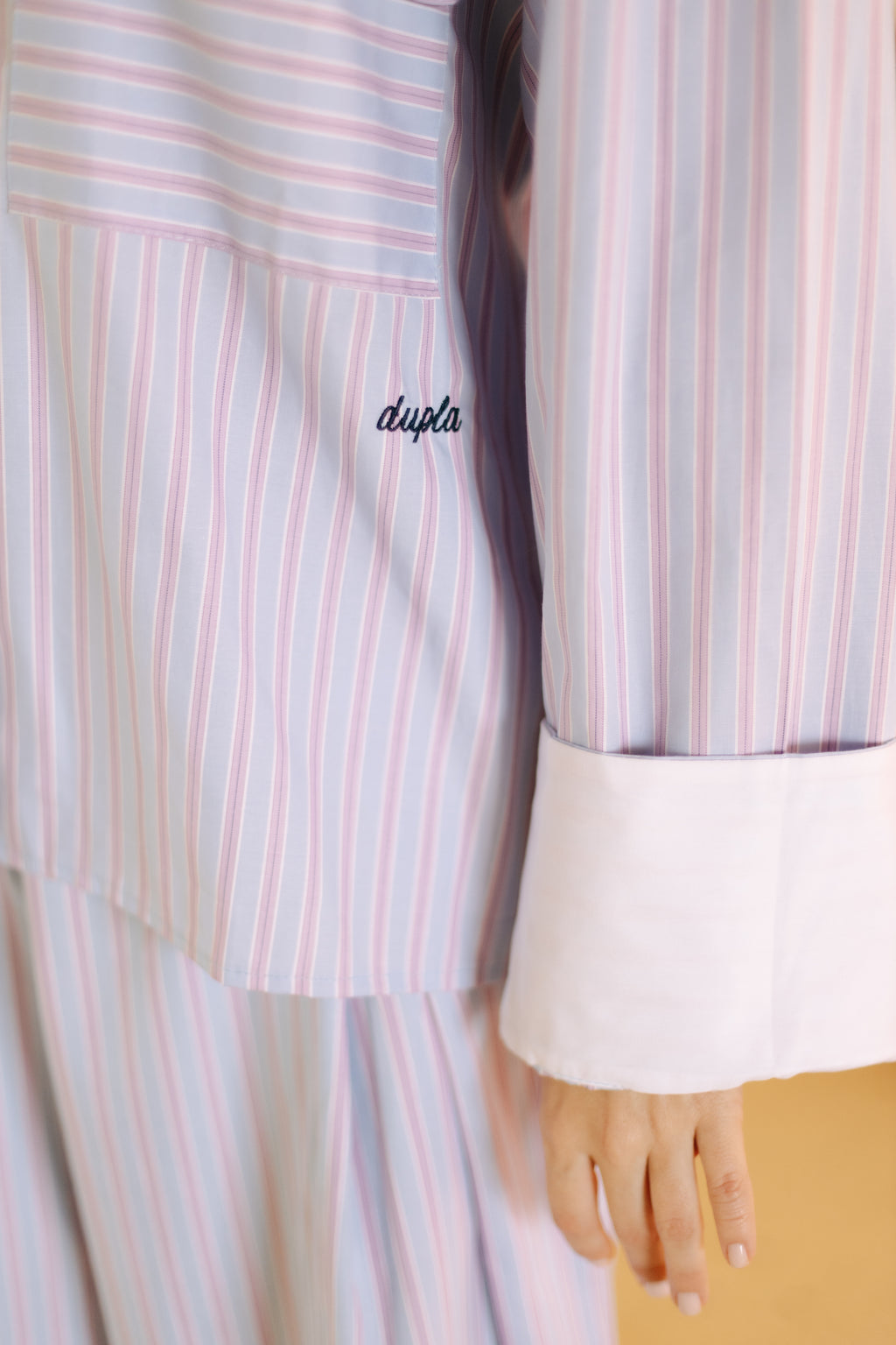 Camisa Ruth Rayas Azul