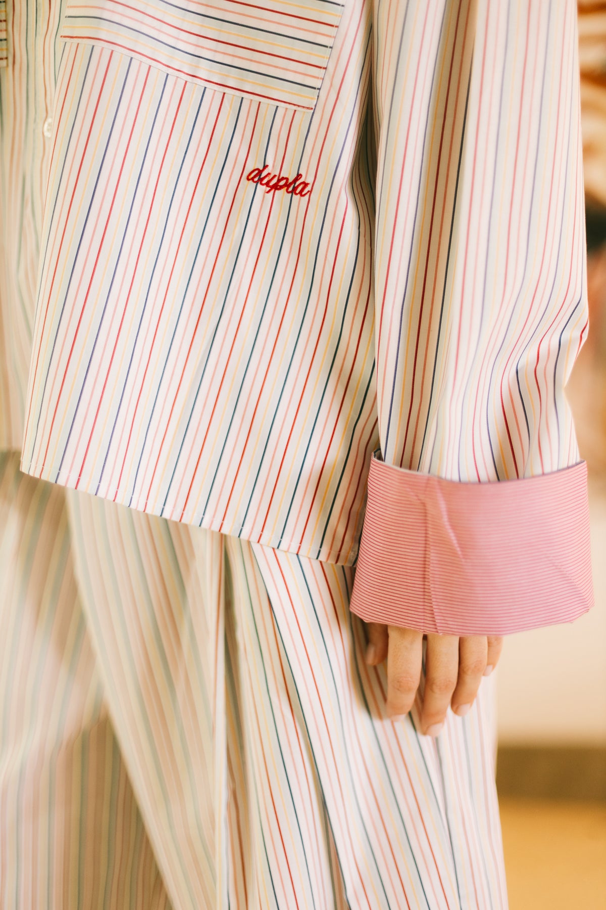 Camisa Ruth Rayas Multicolor