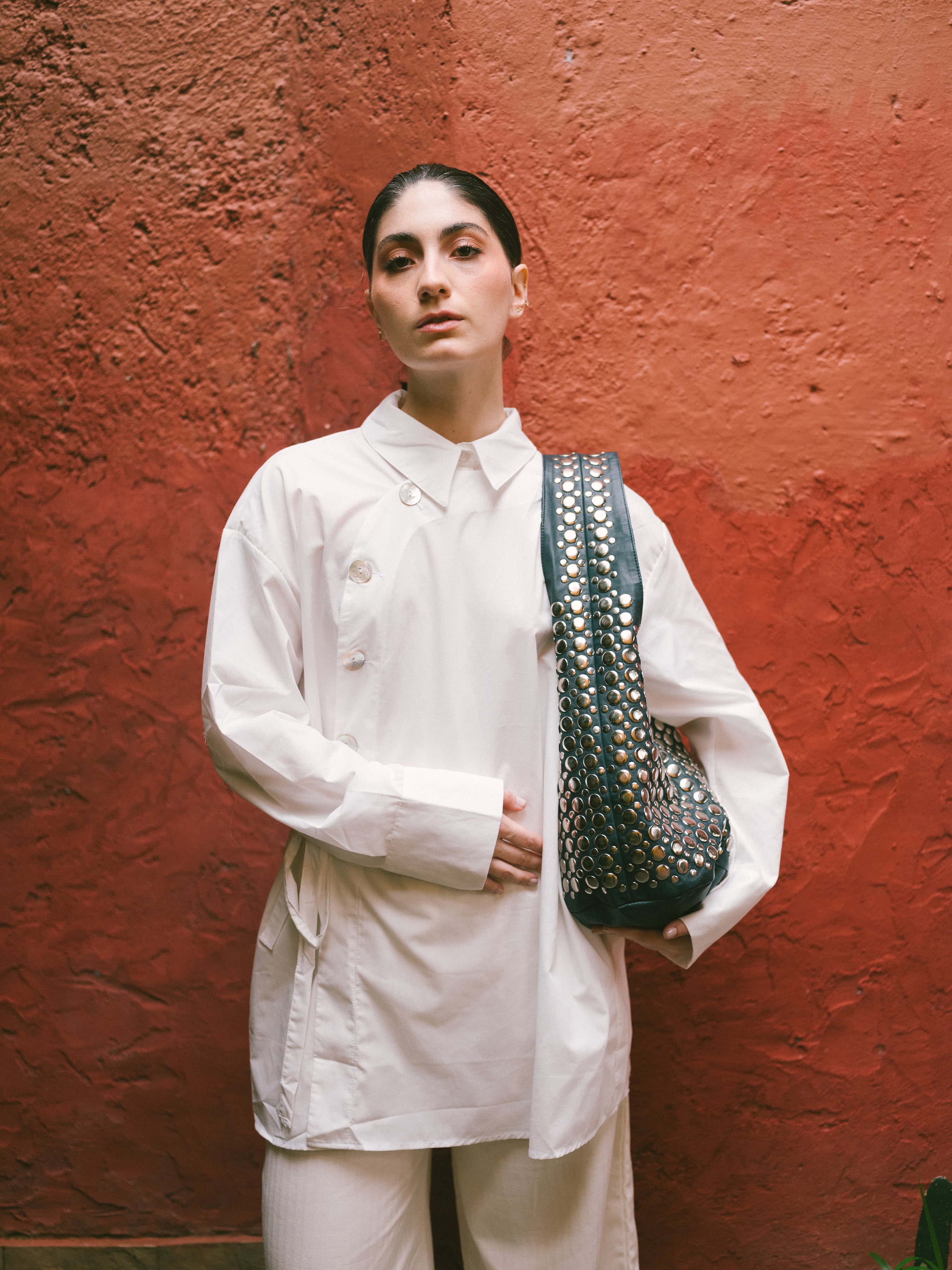 BOLSO "LA PEDRERA" AZUL OSCURO