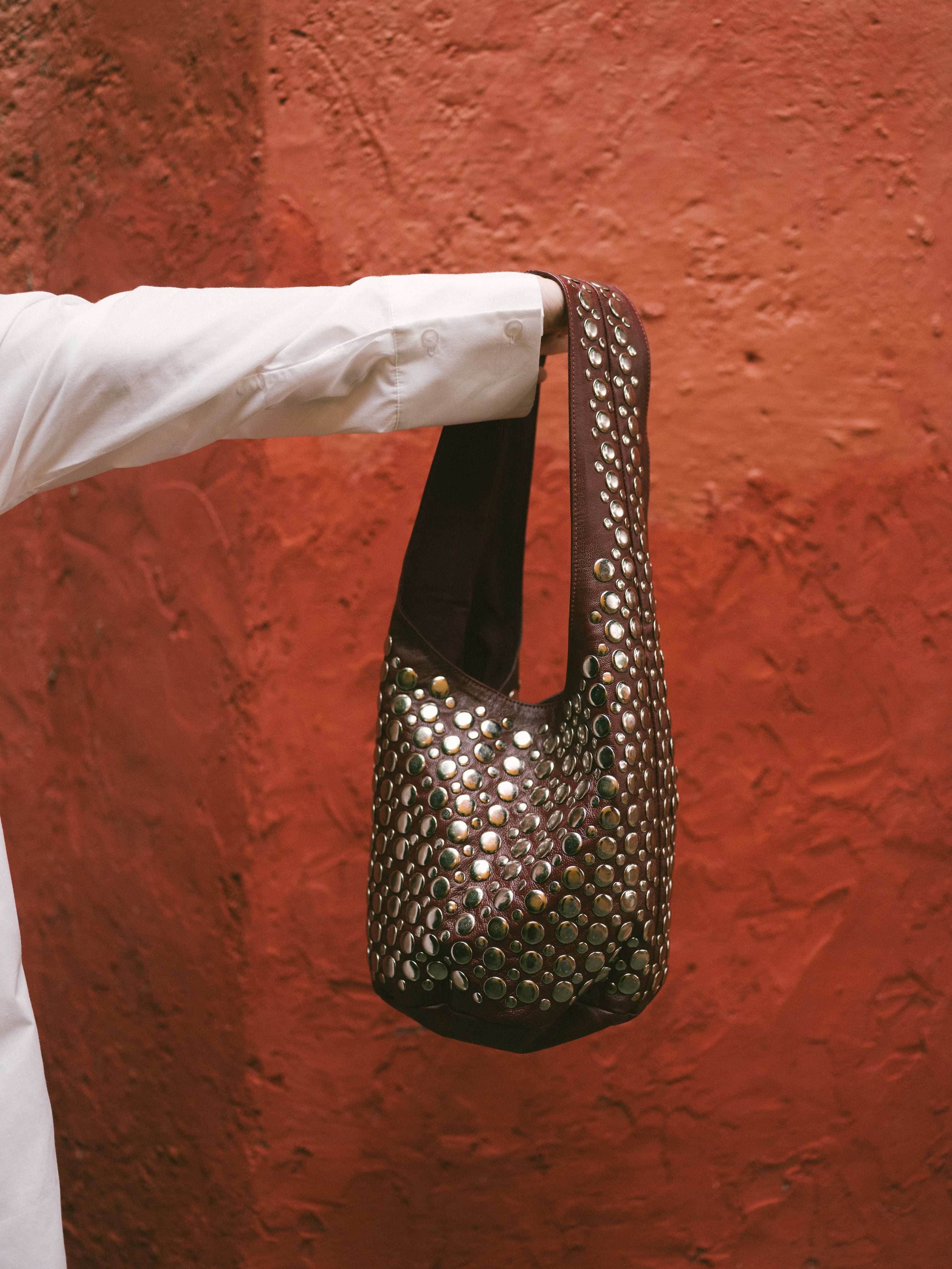 BOLSO "LA PEDRERA" BURDEOS